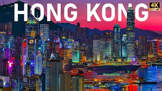 HONG KONG 2022 8K Drone Footage |  ULTRA HD 60FPS