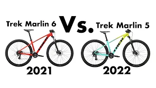 2022 Trek Marlin 5 Vs. 2021 Trek Marlin 6