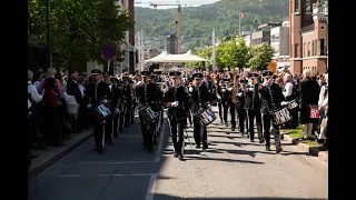 Strømsgodset Musikkorps - 17. Mai Parade og gatedrill, Drammen NO 2024