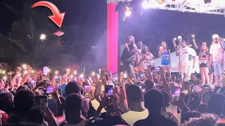 Malie Donn Get Bottle Off Stage At Teen Fete Ocho Rio