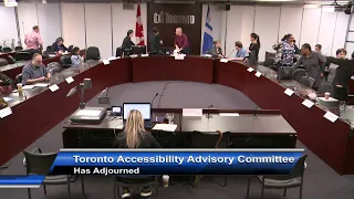 Toronto Accessibility Advisory Committee - June 4, 2019