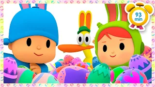 🐰 POCOYO ENGLISH - Easter Bunny [93 min] Full Episodes |VIDEOS and CARTOONS for KIDS