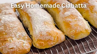 Easy Ciabatta Bread at Home