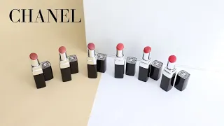 CHANEL ROUGE COCO BLOOM LIPSTICKS Swatches & Review | Angela van Rose