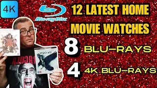 12 LATEST HOME MOVIE WATCHES ON PHYSICAL MEDIA 💿👈🏻🎥