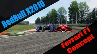 RedBull X2010 - VS - Ferrari F1 Concept Car | Assetto Corsa