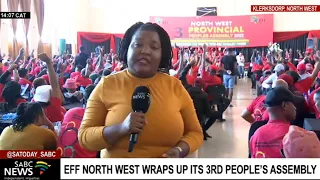 EFF North West wraps up its 3rd People's Assembly
