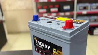 Аккумулятор ENERGY PREMIUM ASIA EP4529 (45 A/H), 400A R+ Т.КЛ. Обзор технических характеристик