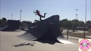 SCOOTER KIDS GETTING OWNED IN SKATE PARKS #13