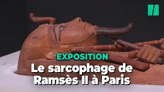 Ramsès II et son sarcophage s’installent à Paris