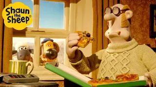 Shaun the Sheep 🐑 The Farmer Orders Pizza 😋🍕 Full Episodes Compilation [1 hour]