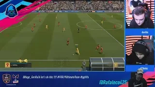 HUGE GORILLA VS F2TEKKZ - GAMEPLAY ANALYSIS/BREAKDOWN! - FIFA 19 ULTIMATE TEAM