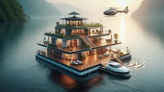 Most Luxurious Houseboats in the world - Floating Homes!