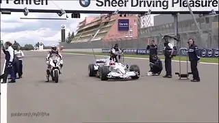 F1 CAR VS BIKE: BMW SAUBER F1 VS BMW 1000RR