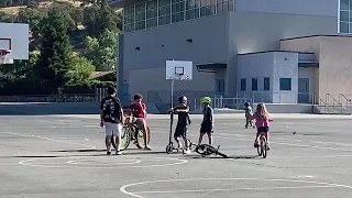 Biking With Neighborhood Kids