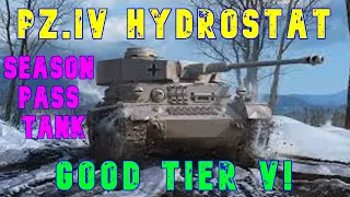 PZ IV Hydrostat  -Season Pass Tank- Good Tier V - Wot Console - World of Tanks Console Modern Armour