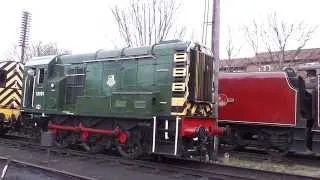 Class 08 action and a 9F at Loughborough 09/02/14