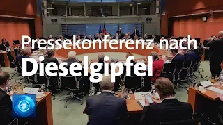 Diesel-Gipfel: Fast eine Milliarde Euro zusätzlich im Kampf gegen Fahrverbote