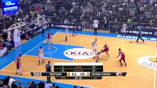 Marcus Williams show - 17 points (out of 19) in 2nd half (Partizan - Zvezda, 19.4.2015)