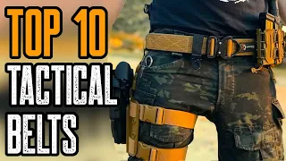 TOP 10 BEST TACTICAL BELTS & GUN BELTS 2021