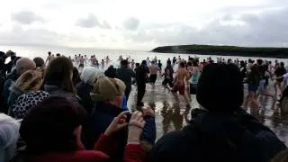 Barry Island New Years Swim 2013