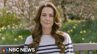 Kate Middleton says she is being treated for cancer in video announcement