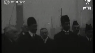 UNITED KINGDOM: King Feisal of Iraq in Manchester (1927)