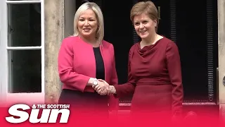 Nicola Sturgeon meets Michelle O’Neill to discuss the Northern Ireland protocol and Brexit problems