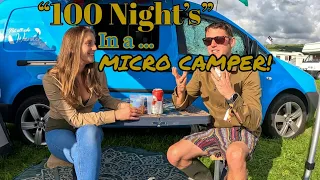 100 NIGHTS In Our MICRO CAMPERVAN!