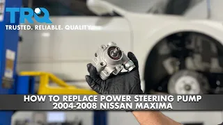 How To Replace Power Steering Pump 2004-08 Nissan Maxima