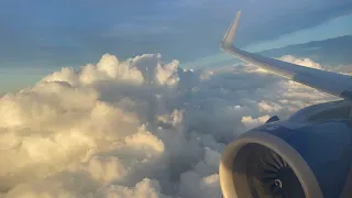 British Airways Airbus A321 Neo Sunset Approach Over London & Landing At London Heathrow Terminal 5