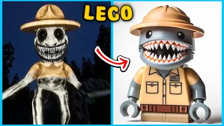 Zoonomaly - GAME in LEGO (REAL LIFE) - Characters Comparison + All Jumpscares & All Bosses Monsters