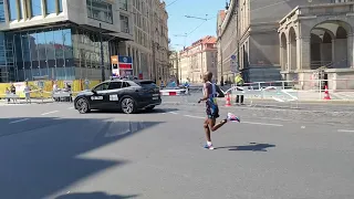 Prague Marathon 2022 last km mens winner - Kigen Nobert KEN