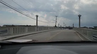 Atlantic Avenue, the road to Misquamicut Beach, RI