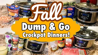 *FIVE* DUMP AND GO CROCKPOT RECIPES | TASTY & SIMPLE | JULIA PACHECO