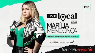 Marília Mendonça (ESQUENTA) da LIVE local ao vivo em casa.