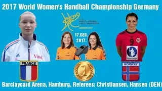 HANDBALL France Norway 2017 World Women's Handball Championship Germany ГАНДБОЛ Awardceremony