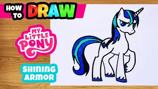 How to draw My Little Pony | Shining Armor | Kids Drawing | Step by Step | Kids Animation Star