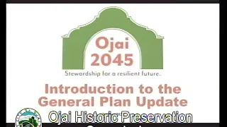 October 8, 2020 Ojai Historic Preservation Meeting