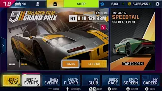 GP McLaren F1 LM Tier & Group Asphalt 9 Legends Switch