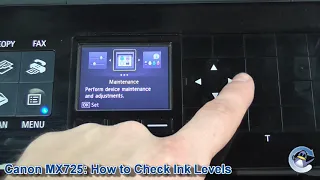 Canon Pixma MX725: How to Check Ink Cartridge Level Estimates