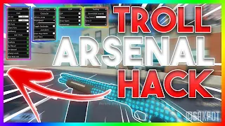 Hack Trolling : Roblox Arsenal Hacking Gameplay (2024) Darkhub