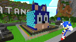 HACEMOS LA CASA MÁS SEGURA DE SONIC EN MINECRAFT 🦔