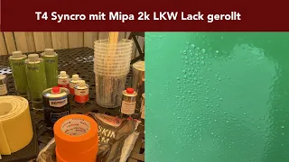 MiPa LKW Lack mit der Rolle lackiert