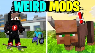 7 Weird Minecraft Mods 🔥 | Minecraft Hindi video