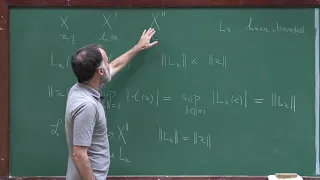 Doctorate program: Functional Analysis - Lecture 14: Reflexive spaces