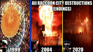 All Raccoon City Destruction COMPARISON (Todas la comparaciones) CLASSICS VS REMAKE