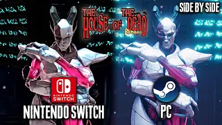 THE HOUSE OF THE DEAD Remake PC Vs Nintendo Switch Cutscenes Graphics Comparison Side By Side