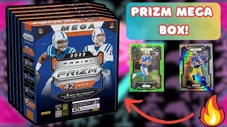 TONS OF HITS! 2023 Prizm Football Mega Box Review! 5 Boxes!