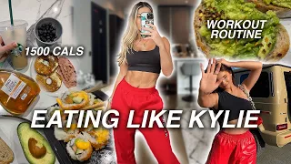 I ATE LIKE KYLIE JENNER FOR THE DAY | how many calories does she eat?